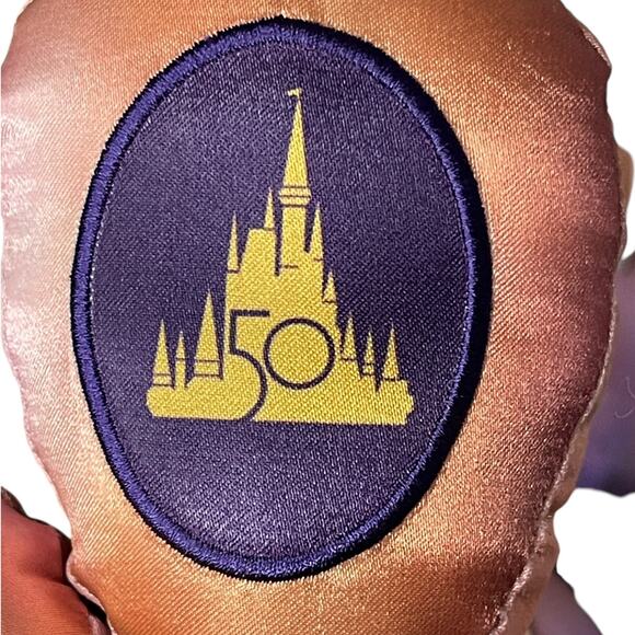 Disney 50th Anniversary Mickey Mouse Plush 14.5" Fireworks Metallic Satin Magic - Picture 5 of 9